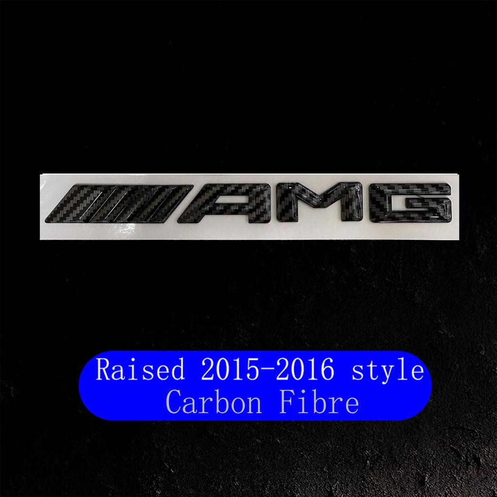 2025 Hot AMG Logo Car Tail Trunk Auto Emblem Sticker Accessories For Mercedes Benz Brabus Smart Maybach W204 GLC CLA W205 W203 W
