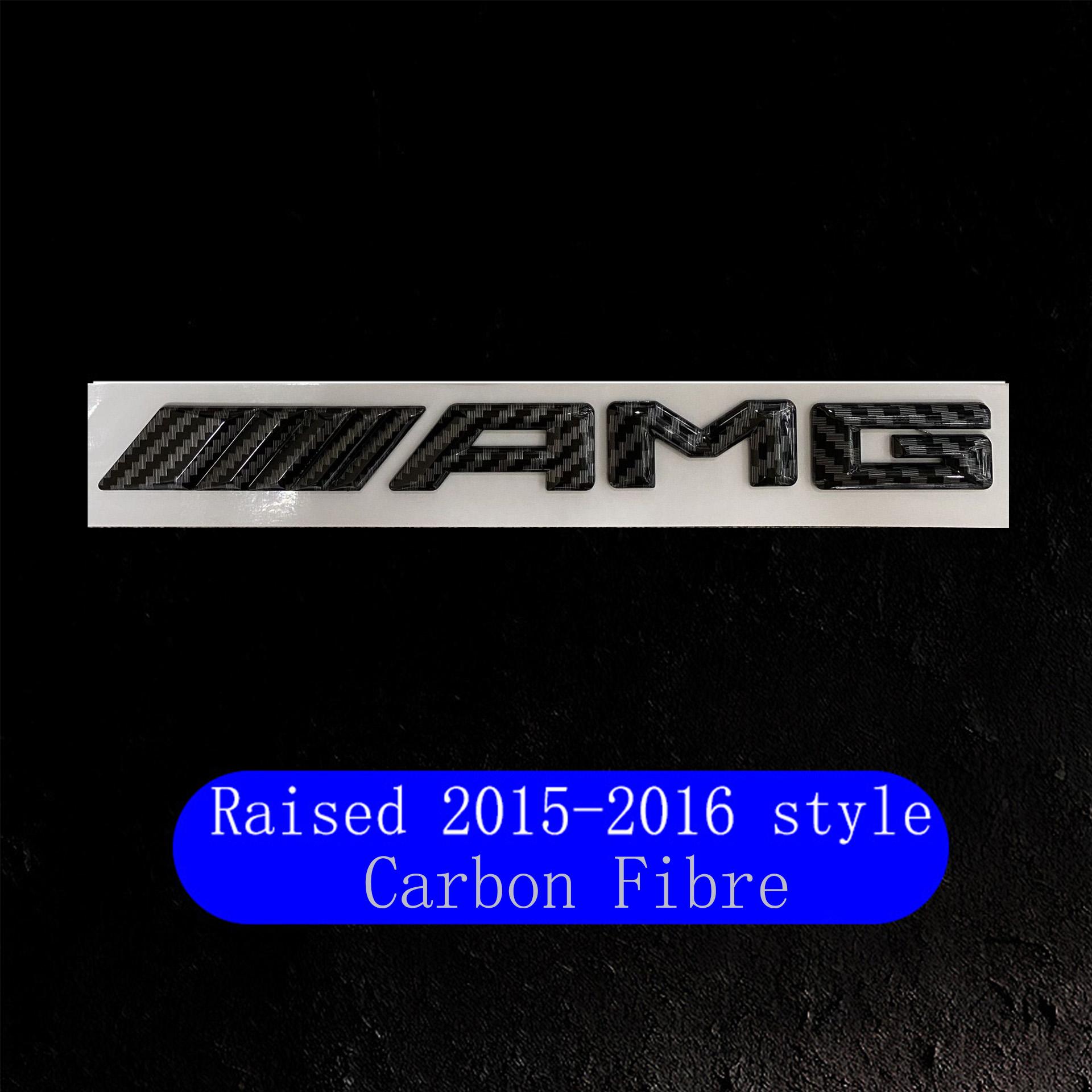 

2025 Hot AMG Logo Car Tail Trunk Auto Emblem Sticker Accessories For Mercedes Benz Brabus Smart Maybach W204 GLC CLA W205 W203 W