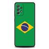Large Brazil Flag Phone Case for Samsung A51 A71 A21S A17 A11 A15 A25 A31 A41 A23 A33 A53 A73 A07 A03S A05S A13 A35 A55 5G Cover