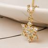 Damers Dagliga Iskristall 925 Silver Halsband