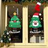 Christmas Decorations - Glass Stickers for Christmas Tree Display Windows, Stickers for Christmas Tree Display Panels