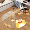 Spring Blossom Cartoon Pvc Computer Chair Pad For Home Office And Bedroom Decor