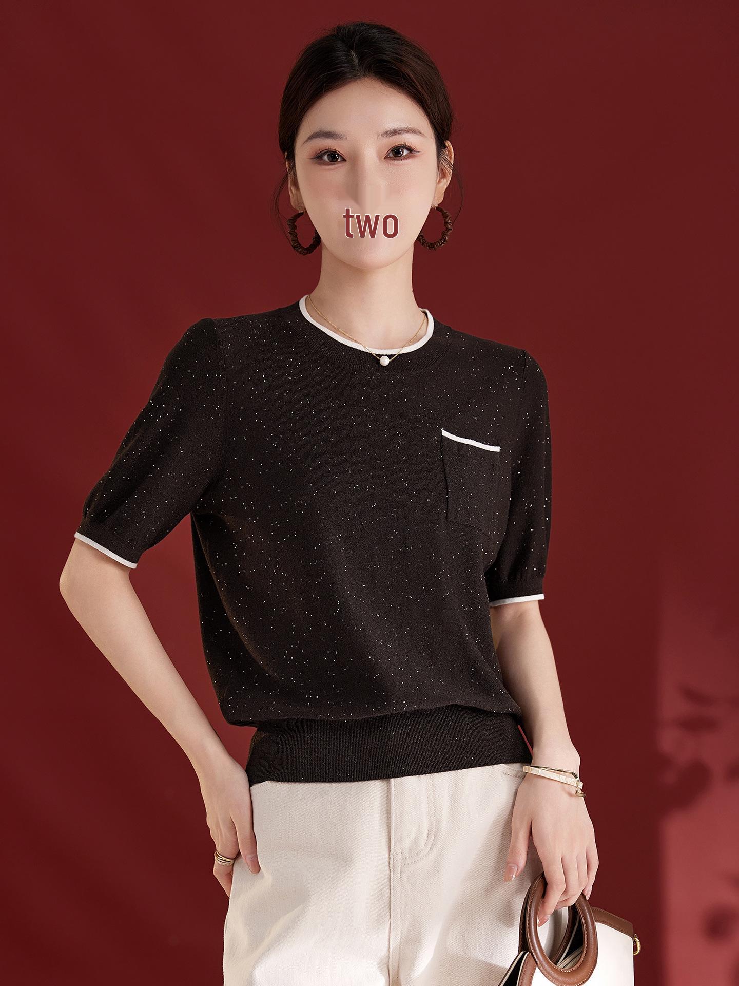 

Женский осенний облегающий свитер из шерсти и шелка - Универсальный, Удобный, Повседневный стиль XXL