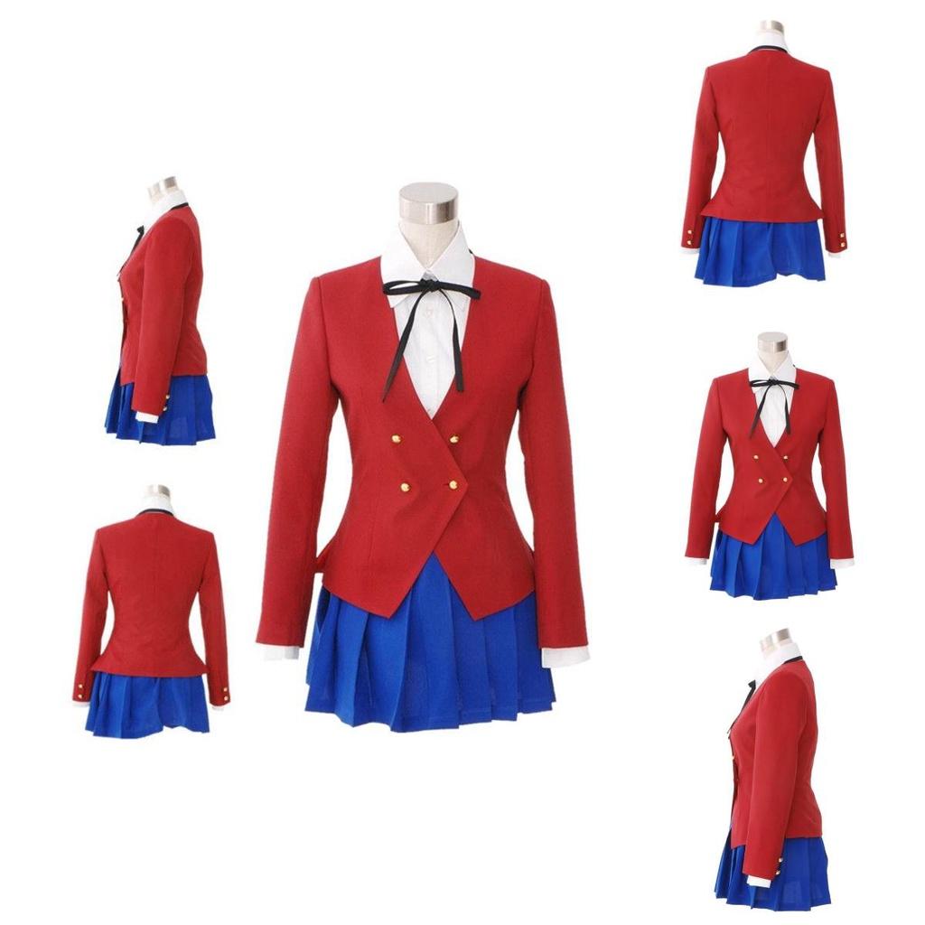 Stunning Dragon Tiger Toradora Aisaka Taiga Cosplay Costume Exquisite School Uniform For Large Sizes