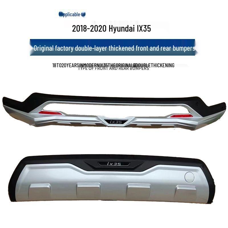 Защита переднего и заднего бампера для Beijing Hyundai IX35 2009-2021 - Противоударная защитная планка Front Guard - No - Hyundai IX35