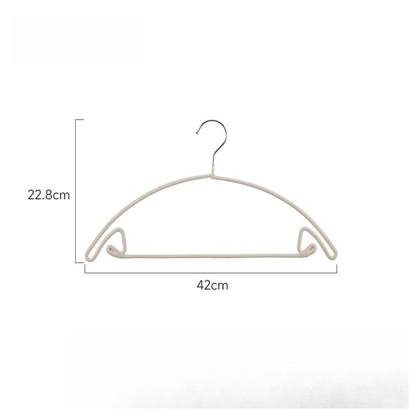 Hanger Household Clothes New Non Marking Anti Shoulder Corner Clothes Support Hanging Thick  Velvet Load-bearing Hangers