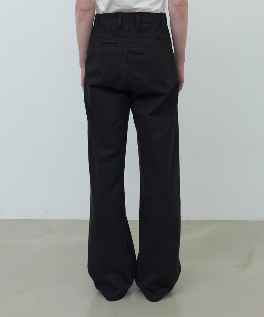 AFTERGLOWOOL Relaxed Fit Soft Cotton Pocket Pants_Black