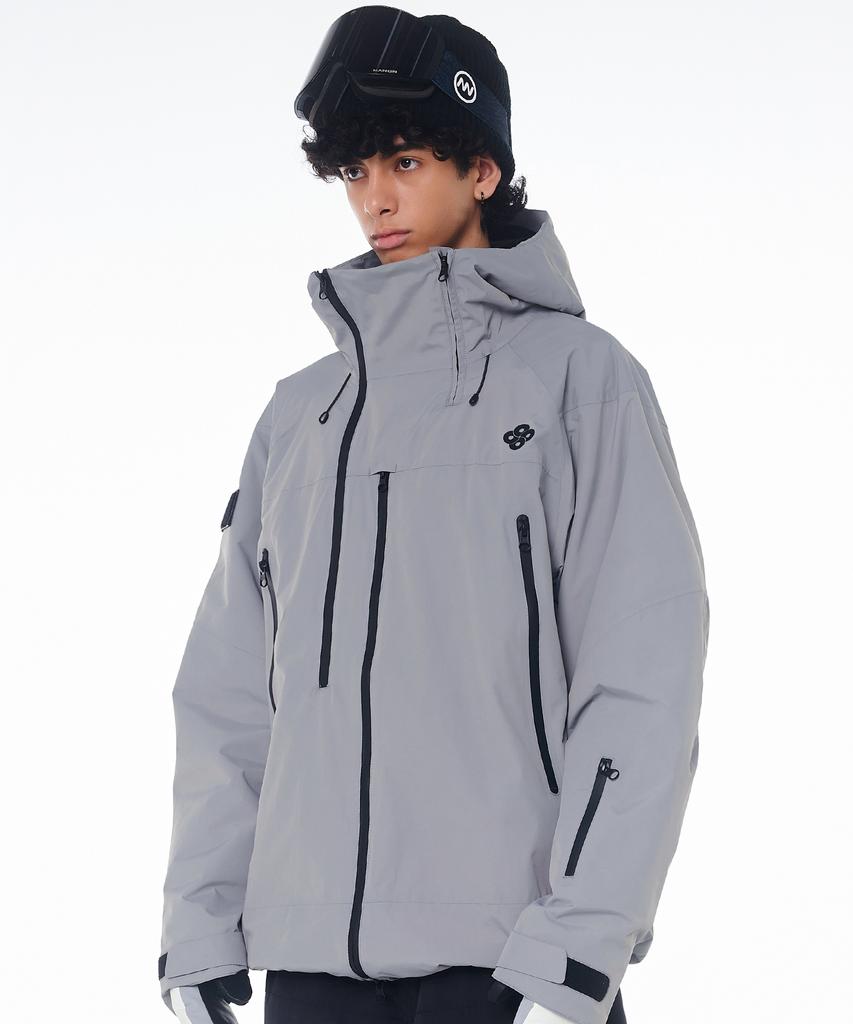 Doll Outerwear 2425 Ricca Snowboard Anorak Jacket Grey Unisex