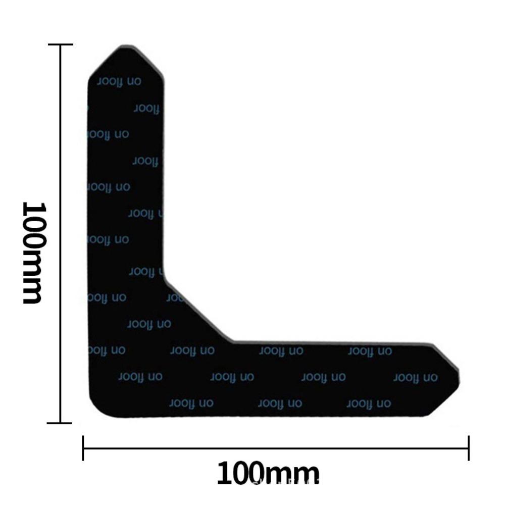 4Pcs Traceless Rug Corner Gripper Strong Adhesive Self Adhesive Rug Stickers Mat Fastener  Carpet