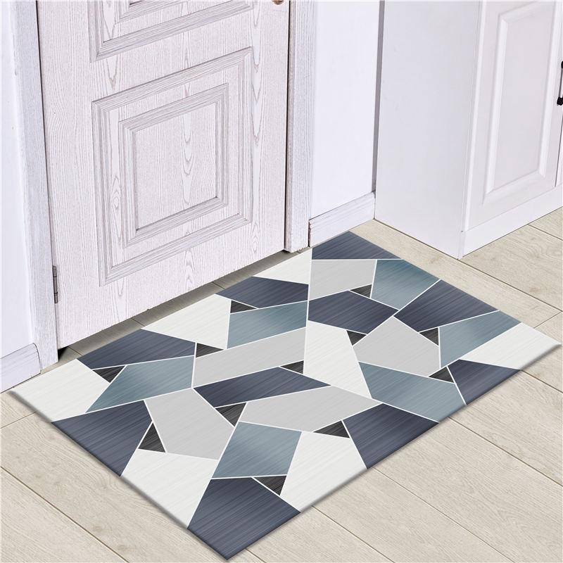 Nordisch Saugfähig Badezimmer Anti-Rutsch-Matte Teppich Eingang und Foyer Fußmatte Schlafzimmer Türvorleger Bodenmatte