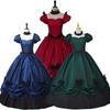 Victorian Lolita Ball Gown with Bow: Medieval Fantasy Court Style