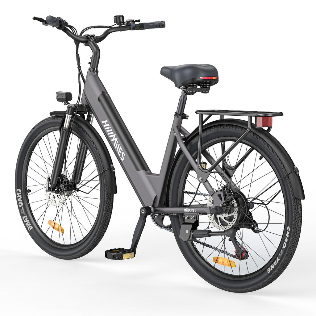 HillMiles MileCity 1 Urban Commuter E-Bike 250W 36V13Ah 26 Inch Tires With IP65 &120 Kg Load City Environmental Friendly Electric Bicycle