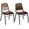 Day and Night - Day and Night Dining Chairs 2 Units Solid Recycled Wood