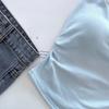 Nádržka s hrudní vložkou Halter Crop Topy Dámské Letní Tílka Bez zad Módní Trubkový Dámský Bez rukávů Zkrácená Vesta