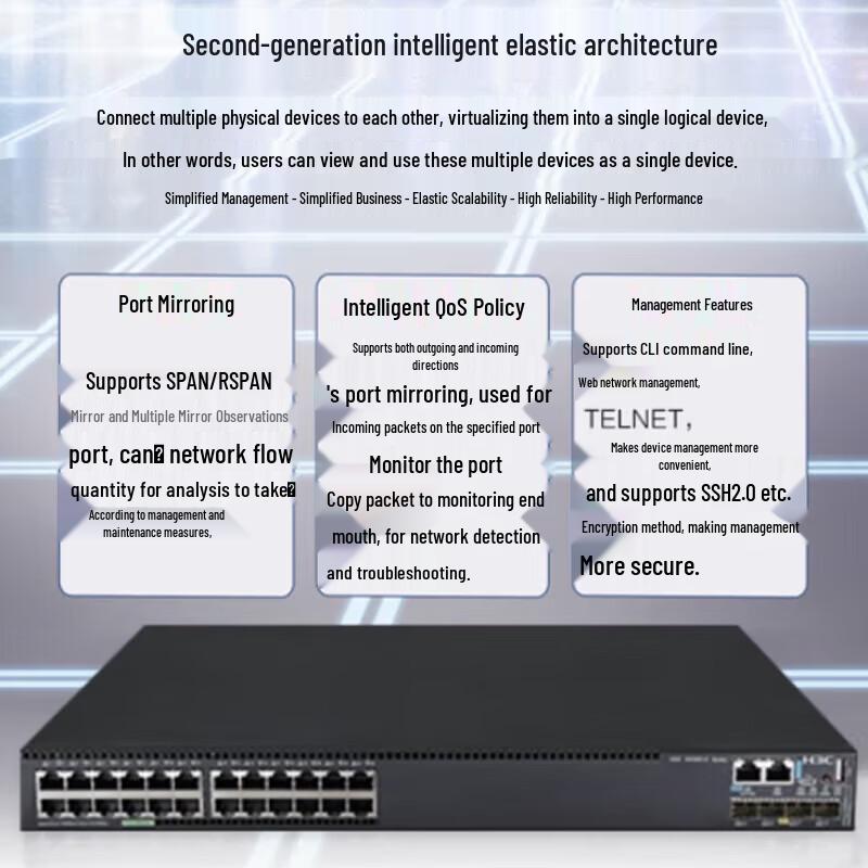 H3C S5560-30C-EI-G-H1 Gigabit Enterprise Core Switch