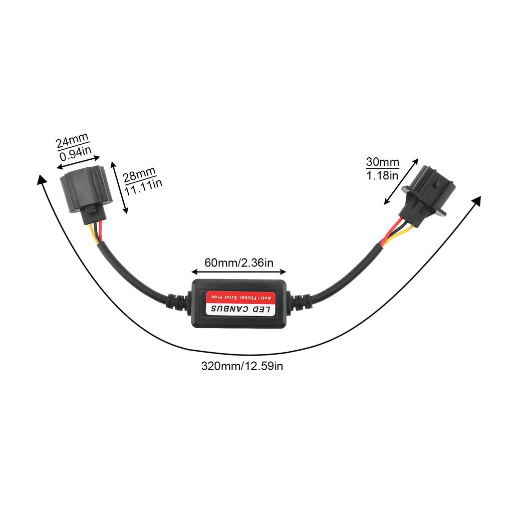 2 STÜCKE LED Autoscheinwerfer Canbus Decoder Widerstand Anti-Flimmern Umbausatz Fehlerfreier Decoder H1 H4 H7 H8 H11 H13