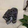 Women's Ethnic Style Leopard Print Scarf - Cotton Linen Silk Blend, Cashew Print, Autumn Accessory