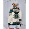 Women Western Ethnic Style Printed Hooded Sweatshirt Fall Winter