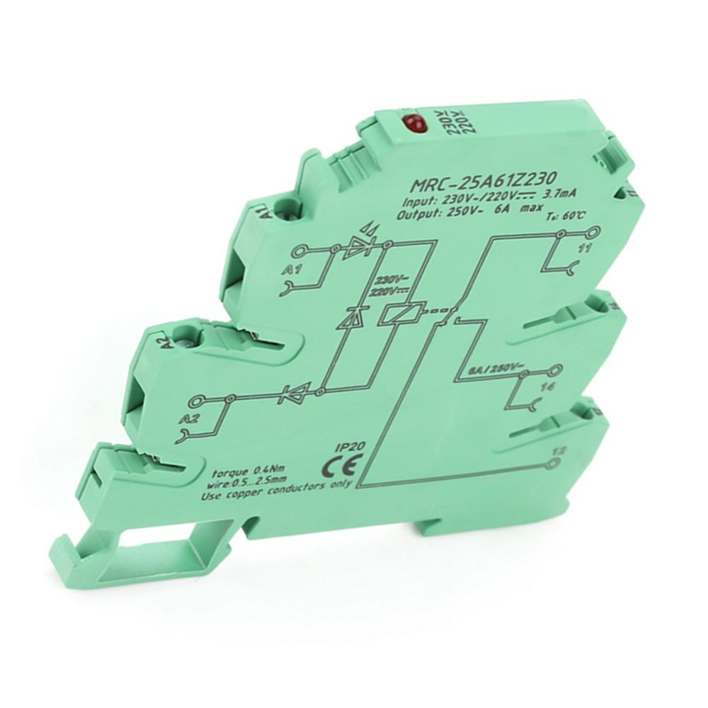 6.2mm Thickness Ultra-thin Relay 230VAC/220VDC Ultra-thin PLC Relay  Industrial Control