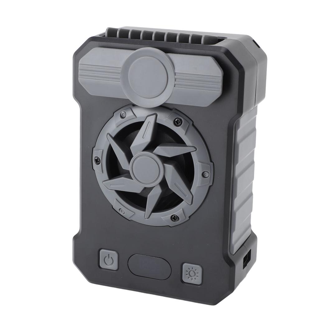 Taillenclip-Ventilator mit Lanyard 5 Geschwindigkeiten USB wiederaufladbar Tragbar Tragbar Nacken hängend Kühlventilator