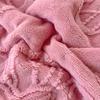 JSoft Warm Coral Fleece Blanket Pink Butterfly Jacquard Winter Thermal Sofa Throw Thick Bed Blanket Nap Knee Small Quilts