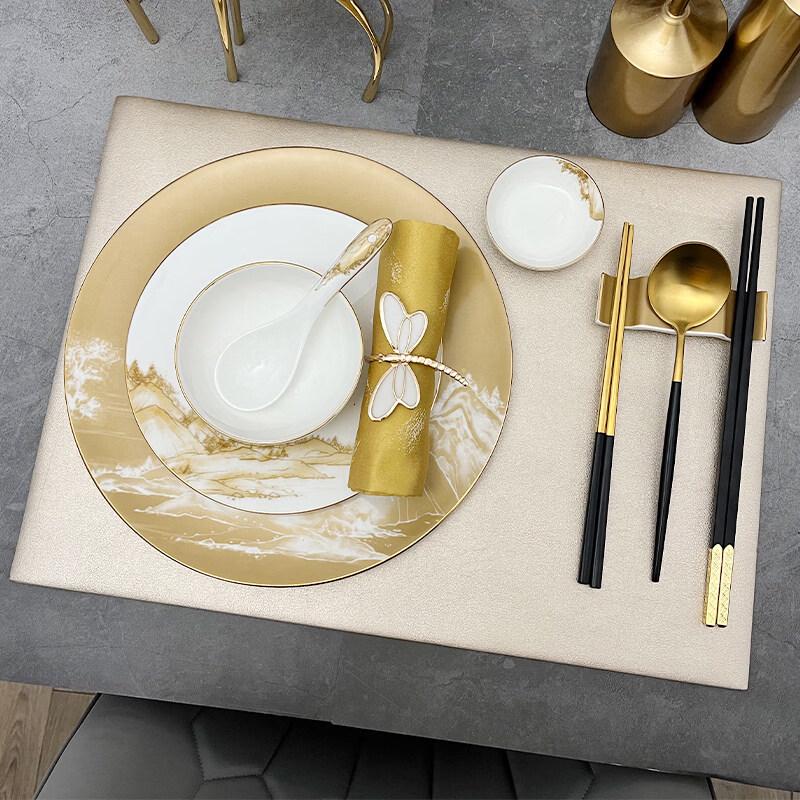 Elegant Chinese Bone China Tableware Set