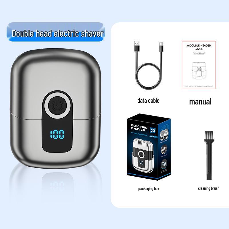 Hot-Selling Rechargeable Mini Electric Shaver with Magnetic Head - Portable & Washable Men s Razor