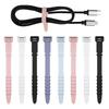 20pcs Portable Cable Management Silicone Cable Ties Multipurpose Reusable Cable Straps Elastic Phone Data Cable Headphones