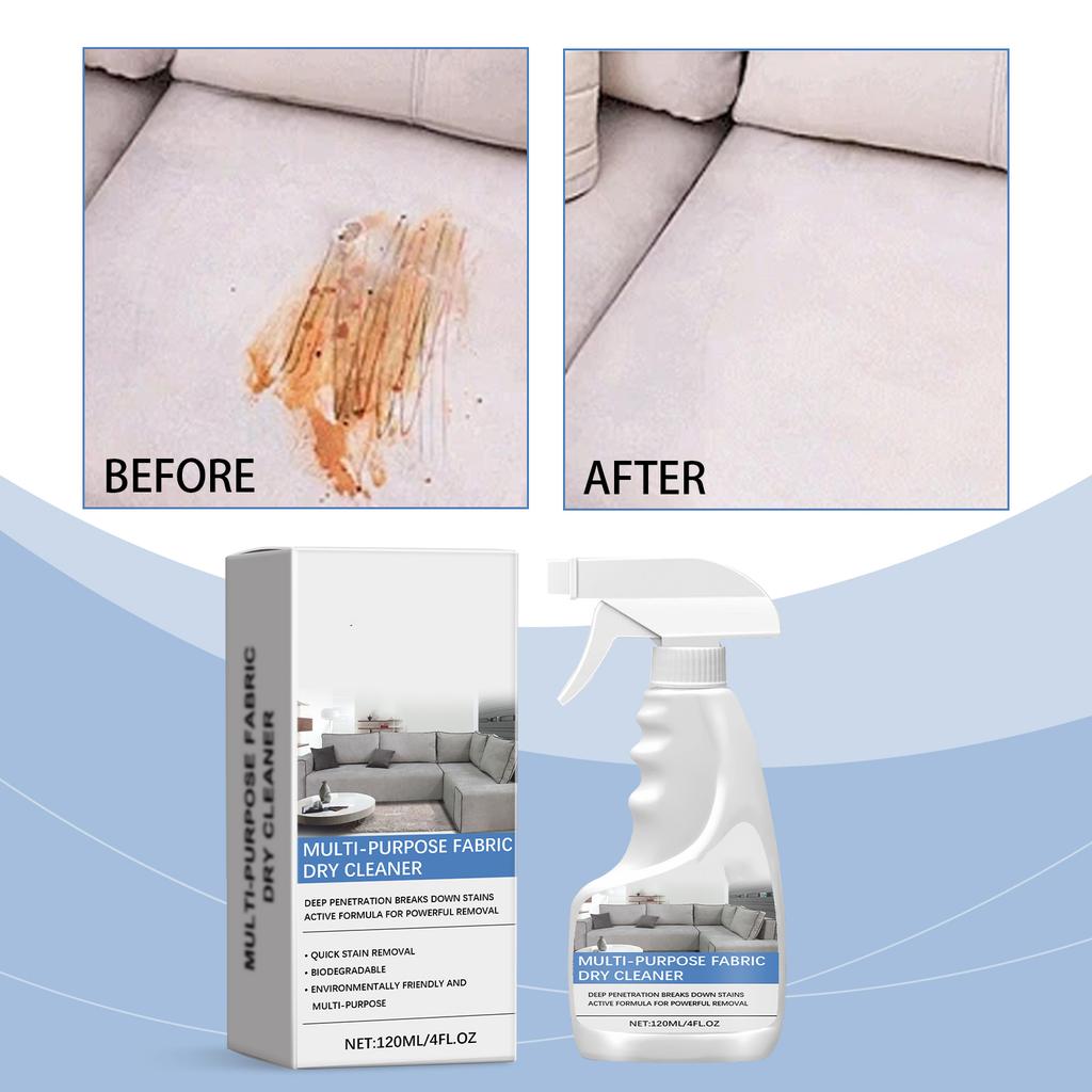 Stoffsofa-Reiniger, Haushalts-Wohnzimmer-Sofa-Stoff, Universeller Haushaltsreiniger und Fleckenentferner 120ML