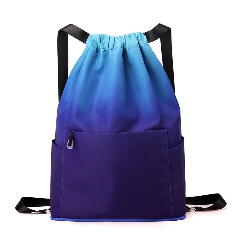 Lightweight Foldable Drawstring Backpack for Travel and Sports Fitness