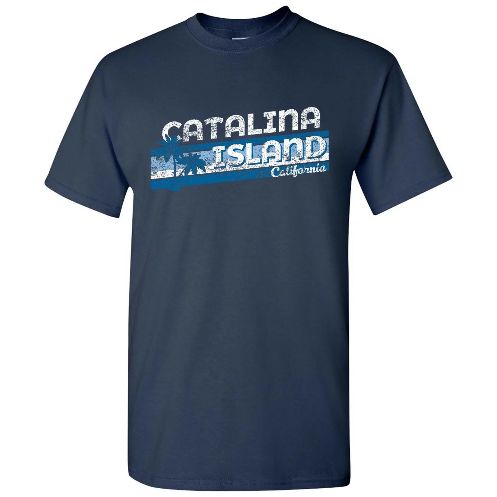 

Catalina Island Retro Resort - Vacation Holiday Summer T Shirt - Navy 4XL