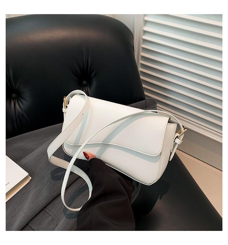 Stylish Urban Minimalist Small Square Pu Shoulder Bag With Magnetic Flap 2023