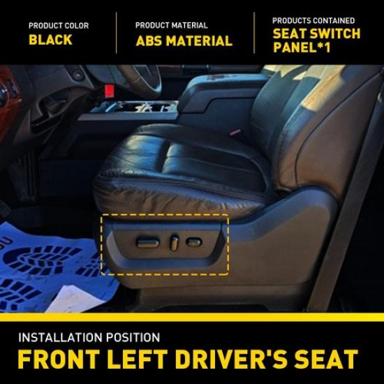 Front Driver Seat Switch Housing Trim Bezel Panel For 11-16 Super Duty Series EK