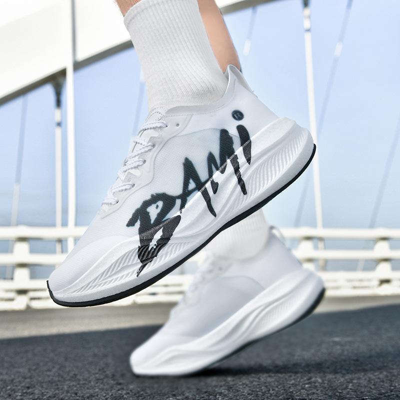 2025 New Running Shoes Men's Breathable Versatile Non-slip Shock Absorption Wear-resistant Lightweight Urban Aerobic Running Jogging Shoes Women