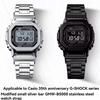 Modified Solid Stainless Steel Watch with For Casio 35th Anniversary G-SHOCK Small Silver Block GMW-B5000 Series Accessories