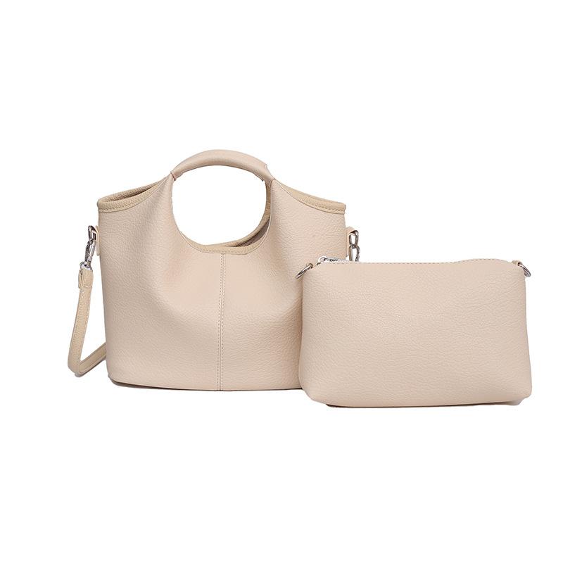 Retro work commuter bag women's large-capacity new casual versatile messenger bag women's hand-held child and mother bag