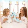 6Pcs Sea Animal Plush Toys Ocean Stuffed Animals 10'' Plush Whale Shark Turtle Seal Orca Octopus Party Favors Classroom Gifts