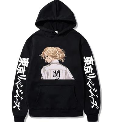 Anime Tokyo Revengers Manjiro Sano MIKEY Graficzny nadruk z kapturem Mężczyźni Kobiety Manga Bluzy z kapturem Wygodna bluza Harajuku Pullover