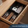 Multi-Functional Detachable Storage Box with Tray | Extendable Compartment Organizer
