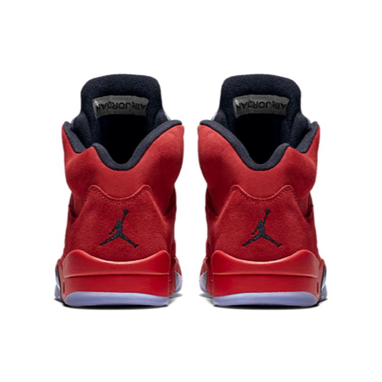 New JORDAN 5 Retro Red Suede 136027-602