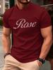 Letters Composed Of Diamond Patterns Design Men T Shirts Fashion TShirt Cotton Casual Clothing Summer Loose Unisex Streetwear