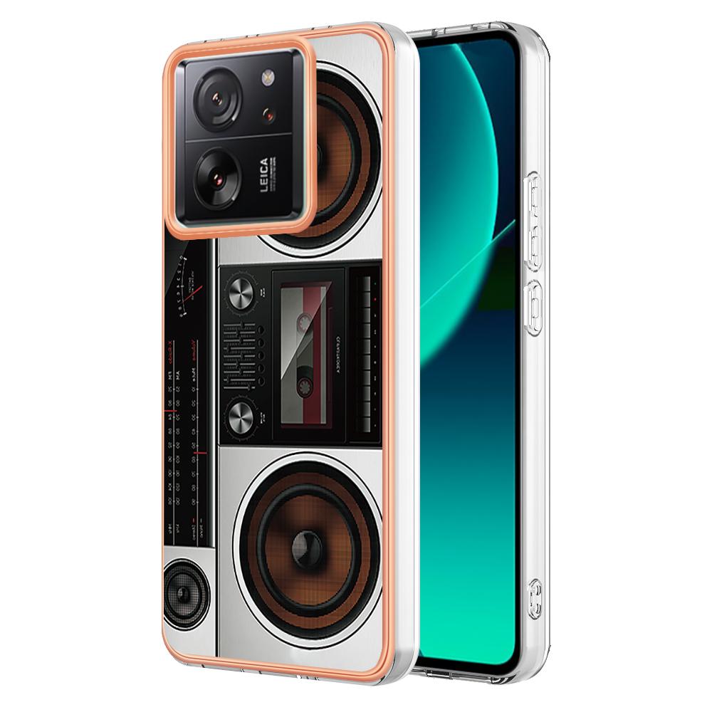 

YB IMD Series-19 Style-D For Xiaomi 13T/13T Pro/Redmi K60 Ultra Case 2.0mm IMD Pattern Phone TPU Cover Radio