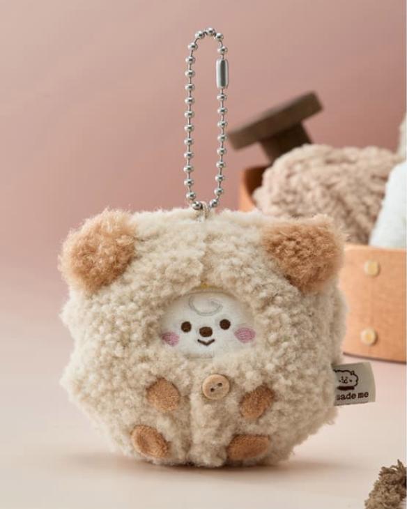 BT21 KEYRING MADE BY RJ - LINE FRIENDS Official Character K-Pop Character Merchandise