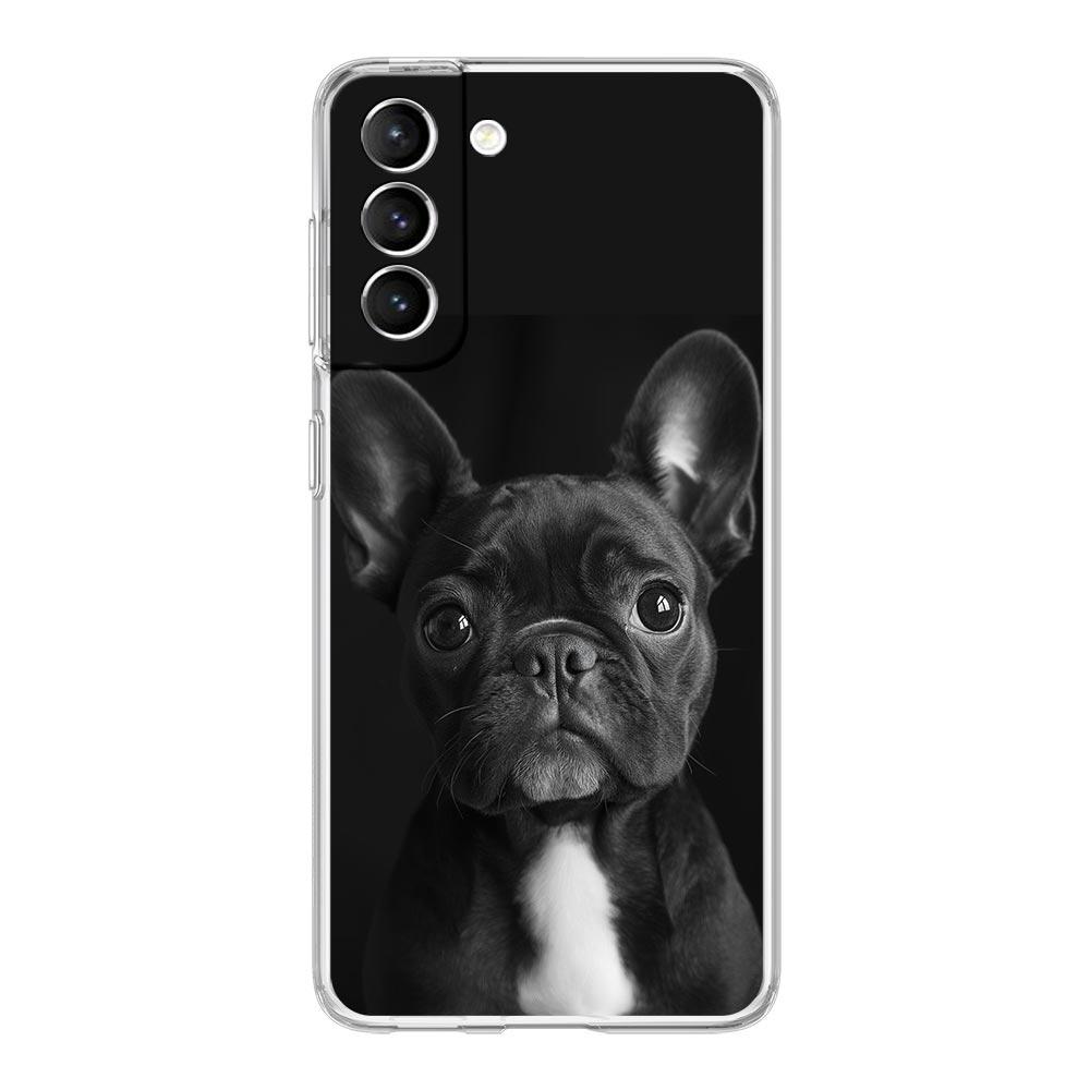 Phone Case For Samsung Galaxy S25 Edge S24 S23 FE S22 Ultra S20 S21 5G S10 Plus S10E Soft Clear Cover French Bulldog Dog Pet