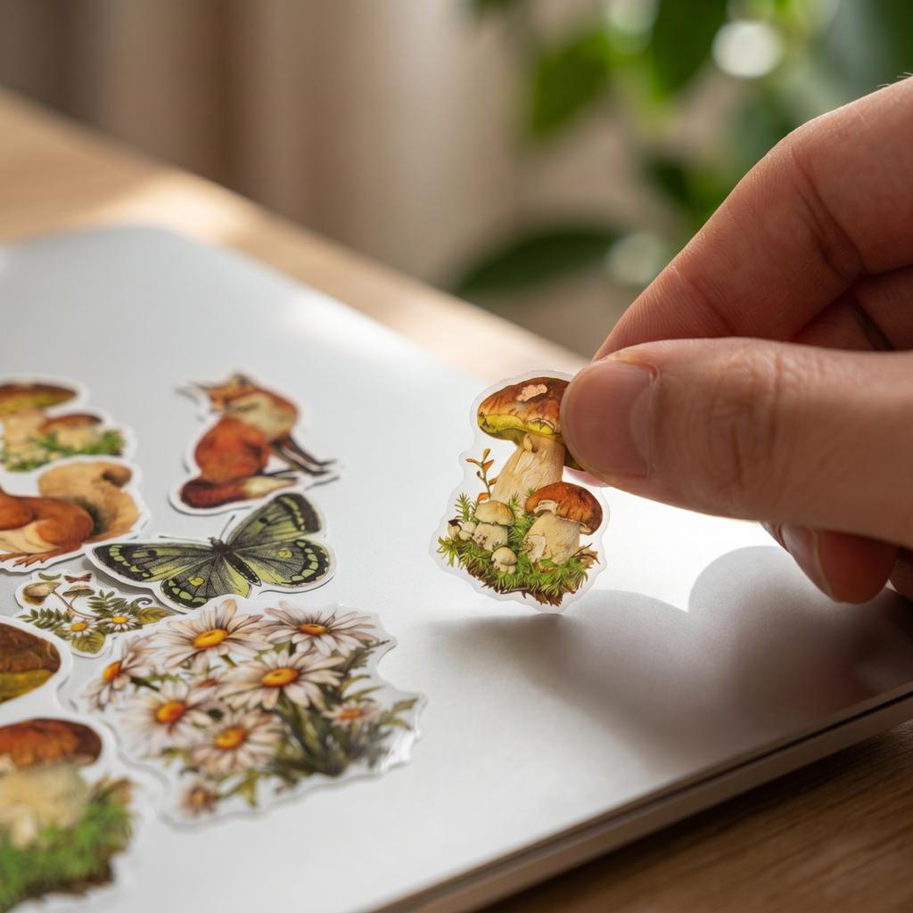 50 Pcs Nature Scenery Sticker Set, Decals for Scrapbooking, Journaling, DIY Crafts, Home Decor