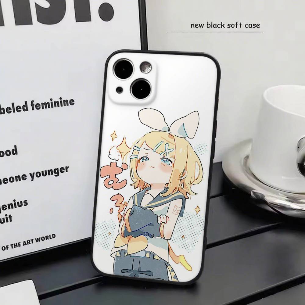 Virtuelle Sängerin K-Kagamine Rin Handyhülle Silikon Weich Für IPhone 17 Air 16 15 14 13 12 11 Plus Pro Max Plus