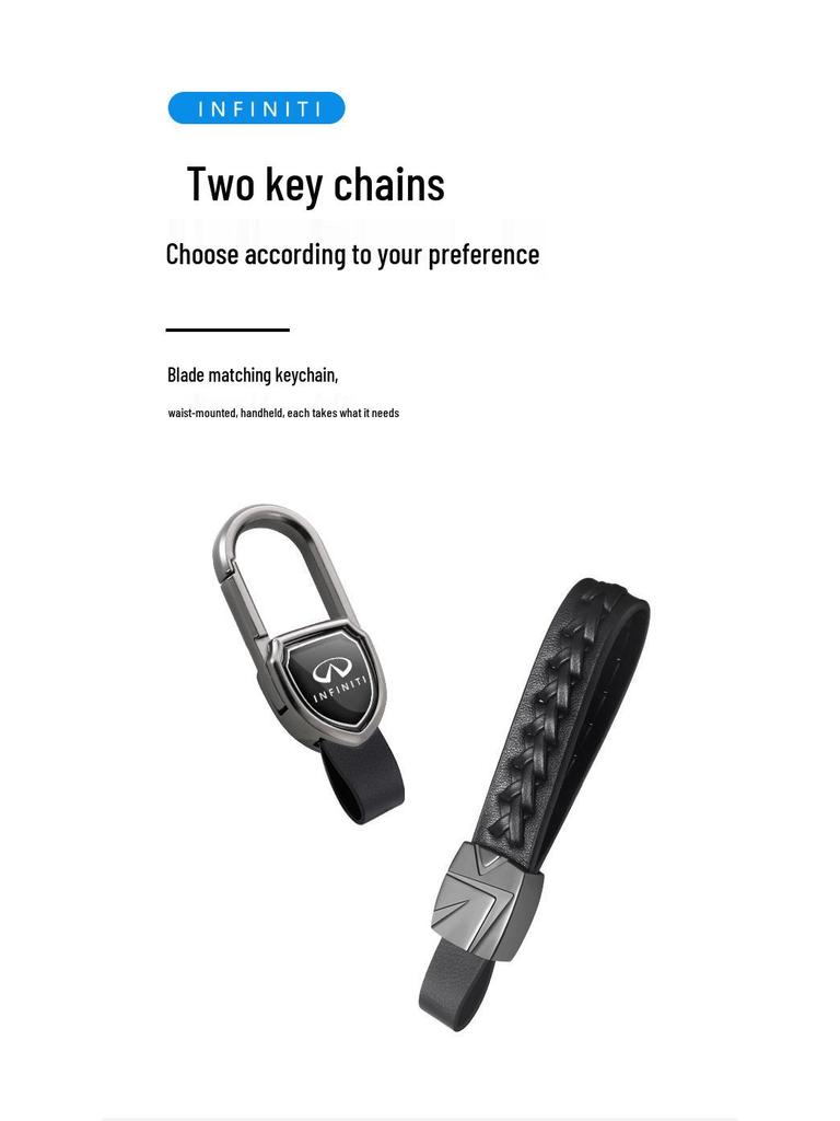 2022 Infiniti Q50L/QX50/QX60 Car Keycase: Durable Metal Keychain Bag