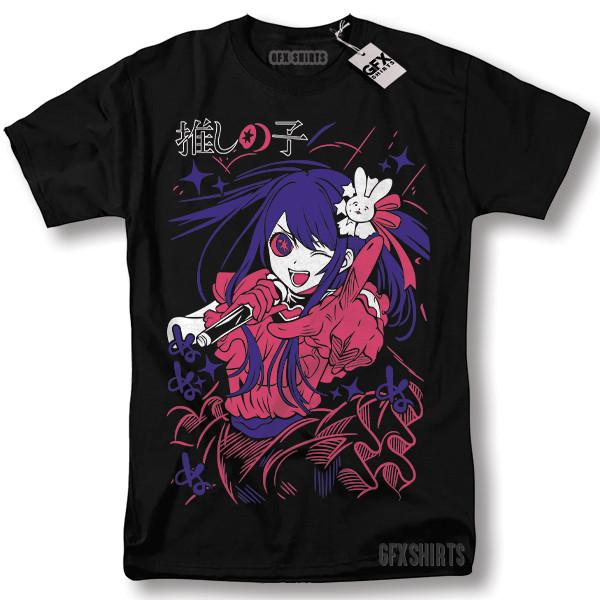Oshi No Ko Ai Hoshino Shirt Girl Call Of The Night Anime Manga Graphic T-Shirt Unisex T-Shirt