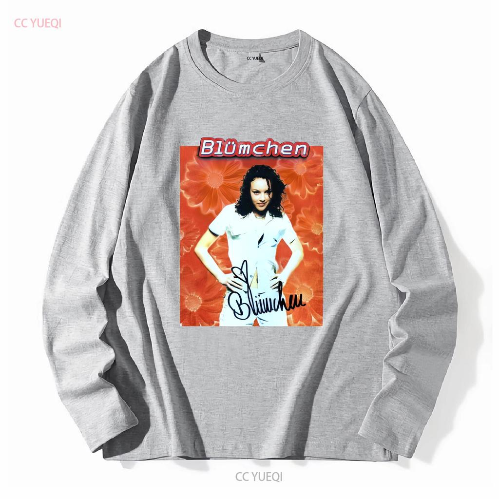Vintage 1997 Blümchen Jasmin Wagner T Shirt Classic White S 5XL SS7384 long sleeves vintage Washed streetwear Stylish