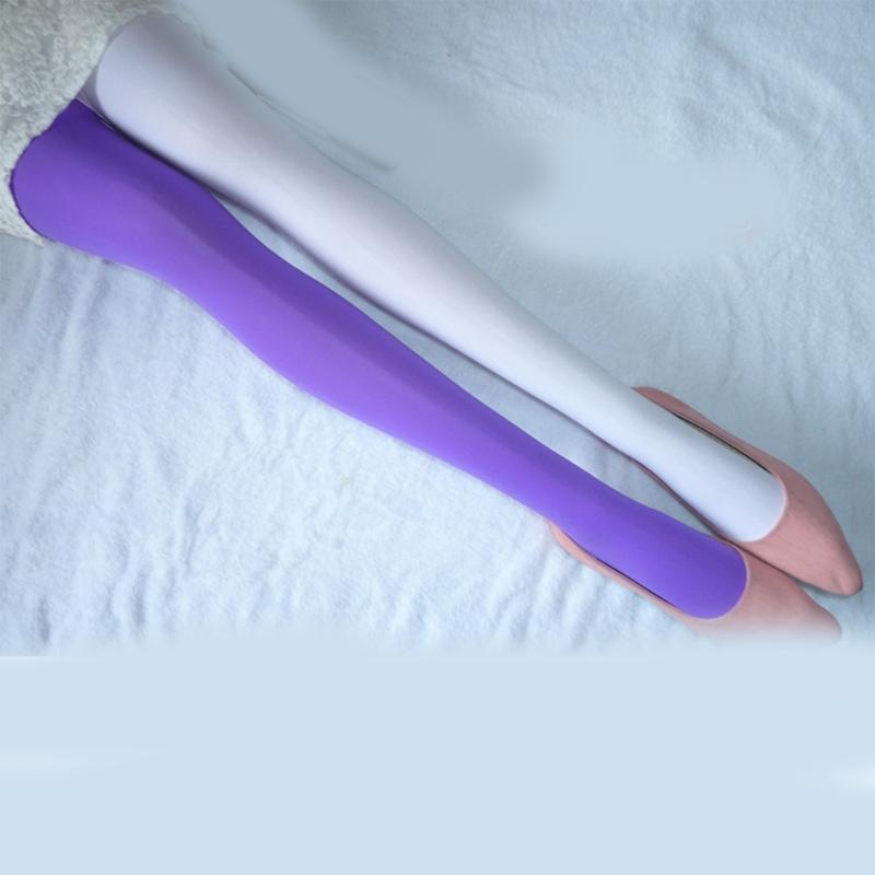 Two Tone Candy Colored Contrast Tights Stockings Open Crotch Designs Asymmetrical Multicolor Pantyhose Hosiery for Women
